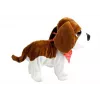 LEAN TOYS Perro interactivo con correa, ladra, mueve la cola, sensores