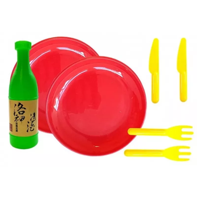 LEAN TOYS Set de sushi infantil con cubiertos - Juguete de madera de 27 piezas para juego de roles
