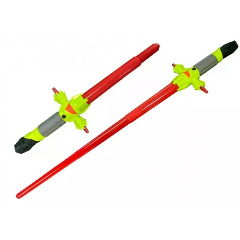 LEAN TOYS Pistola láser Space Weapons sable de luz máscara verde