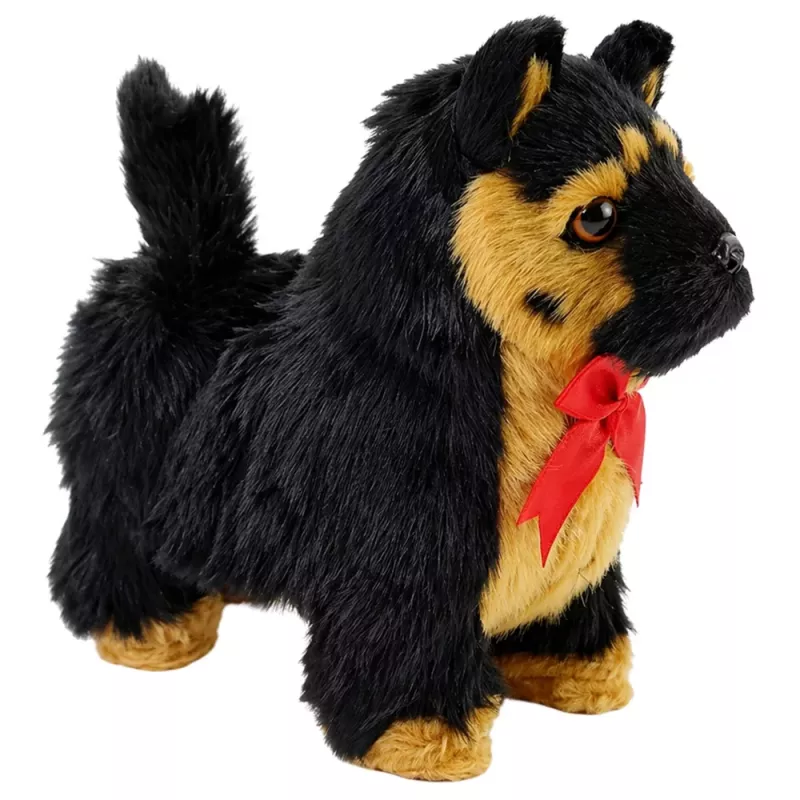 LEAN TOYS Perro pastor alemán interactivo se mueve, ladra