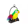 LEAN TOYS Loro parlante repite palabras mueve alas luces LED verde
