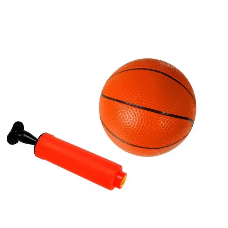 LEAN TOYS Set de baloncesto infantil juego de puntos - Marcador electrónico, altura ajustable