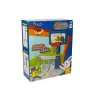 LEAN TOYS Set de baloncesto infantil juego de puntos - Marcador electrónico, altura ajustable