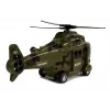 LEAN TOYS Helicóptero de rescate militar 1:16 gancho sonido luz