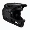 LEATT MTB Enduro 4.0 V23 Casco de Bicicleta con Barra Mentonera Desmontable, Talla L, Negro