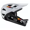 LEATT MTB Enduro 2.0 V23 Casco de Bicicleta con Barra Mentonera Desmontable, Talla L (59-63 cm), Blanco