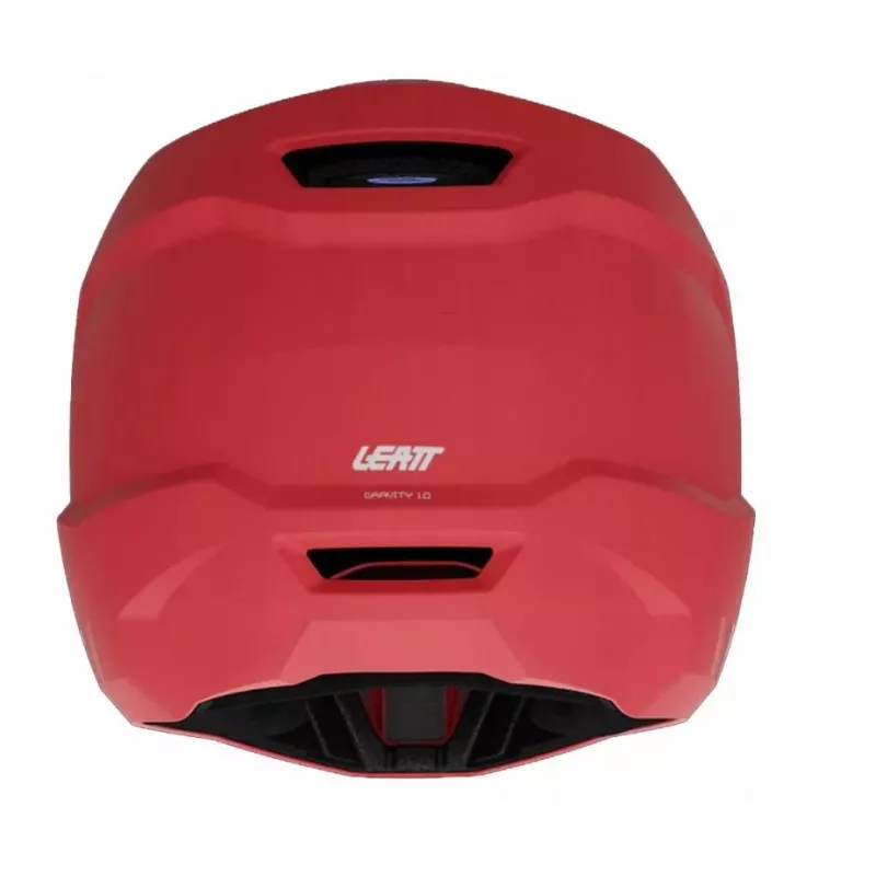LEATT MTB Gravity 1.0 V24 Casco de Ciclismo Integral, Talla M, Rojo