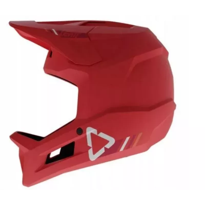 LEATT MTB Gravity 1.0 V24 Casco de Ciclismo Integral, Talla M, Rojo