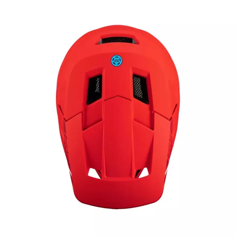 LEATT MTB Gravity 1.0 V24 Casco de Ciclismo Integral, Talla L, Rojo