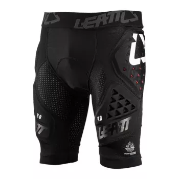 LEATT Impact Shorts 3DF 4.0 Pantalones Cortos de Protección, Talla M, Negro