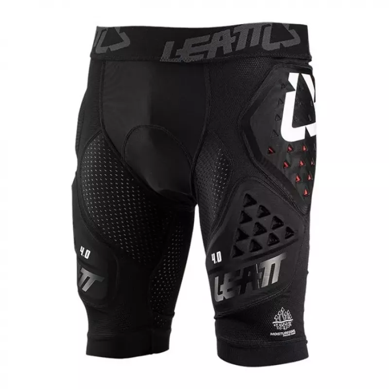 LEATT Impact Shorts 3DF 4.0 Pantalones Cortos de Protección, Talla M, Negro