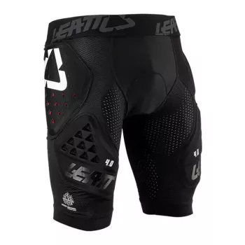 LEATT Impact Shorts 3DF 4.0 Pantalones Cortos de Protección, Talla M, Negro