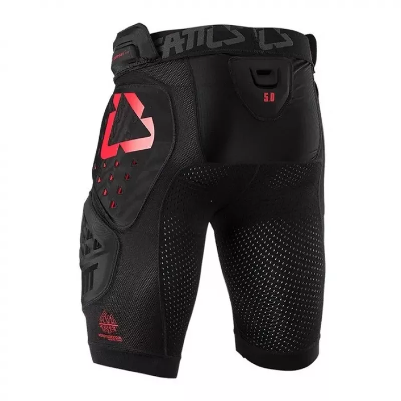LEATT Impact Shorts 3DF 5.0 Pantalones Cortos de Protección, Talla L, Negro