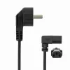 Cable de alimentación para PC SBOX Schuko a IEC C13 de 2m negro
