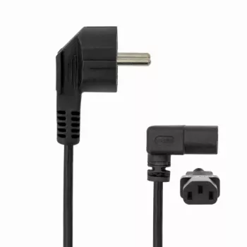 Cable de alimentación para PC SBOX Schuko a IEC C13 de 2m negro