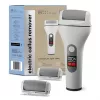Ray Battler RB 0018 Callus Remover - Lima eléctrica recargable para pies con 3 cabezales de rodillo, IPX7 resistente al agua, uso en húmedo y en seco