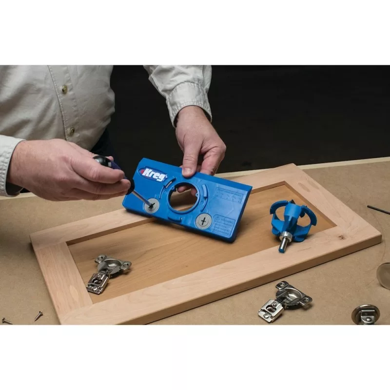 Kreg plantilla de taladro para bisagras de puerta KHI-HINGE-INT