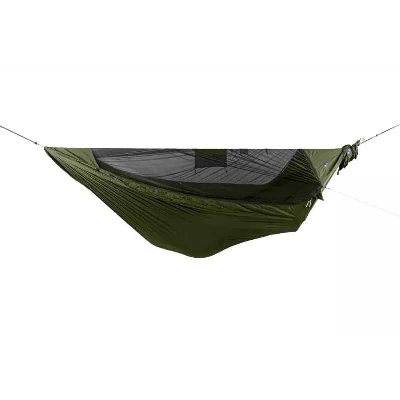 Ticket To The Moon PRO HAMMOCK hamaca 1 persona nailon verde oscuro