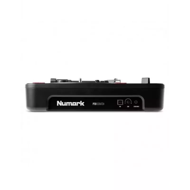 Numark PT01 Scratch - Tocadiscos portátil semiautomático con interruptor de scratch para DJ