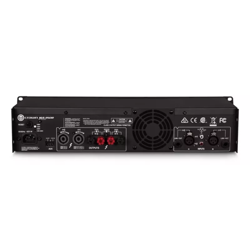 Crown XLS 2502 etapa de potencia de dos canales con DSP