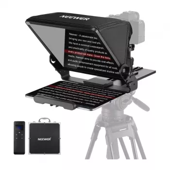 NEEWER X12 II soporte de trípode para tablet - aluminio CNC, pinza para tablet de 7,9 a 12,9 pulgadas, placa Arca-Swiss, zapata en frío, giro 360°, negro