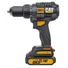 CATERPILLAR taladro atornillador de batería DX11 18V 2x2,0Ah Li-Ion