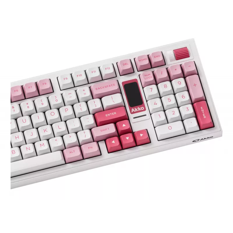 AKKO 5098B Prunus Lannesiana teclado mecánico, 98 teclas, triple modo, hot-swappable, RGB, teclas PBT ASA