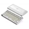 AKKO kit de teclado mecánico barebone DIY 75% 82 teclas triple modo hot-swappable montaje gasket blanco