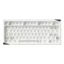 AKKO kit de teclado mecánico barebone DIY 75% 82 teclas triple modo hot-swappable montaje gasket blanco