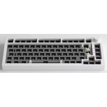 AKKO kit de teclado barebone DIY 75% blanco tri-modo hot-swappable