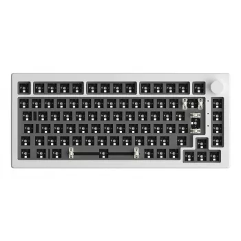 AKKO kit de teclado barebone DIY 75% blanco tri-modo hot-swappable
