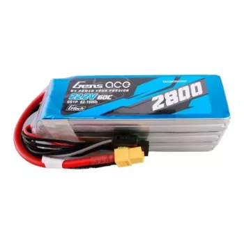 Gens ace G-Tech batería LiPo 2800mAh 22.2V 60C 6S1P con conector XT60