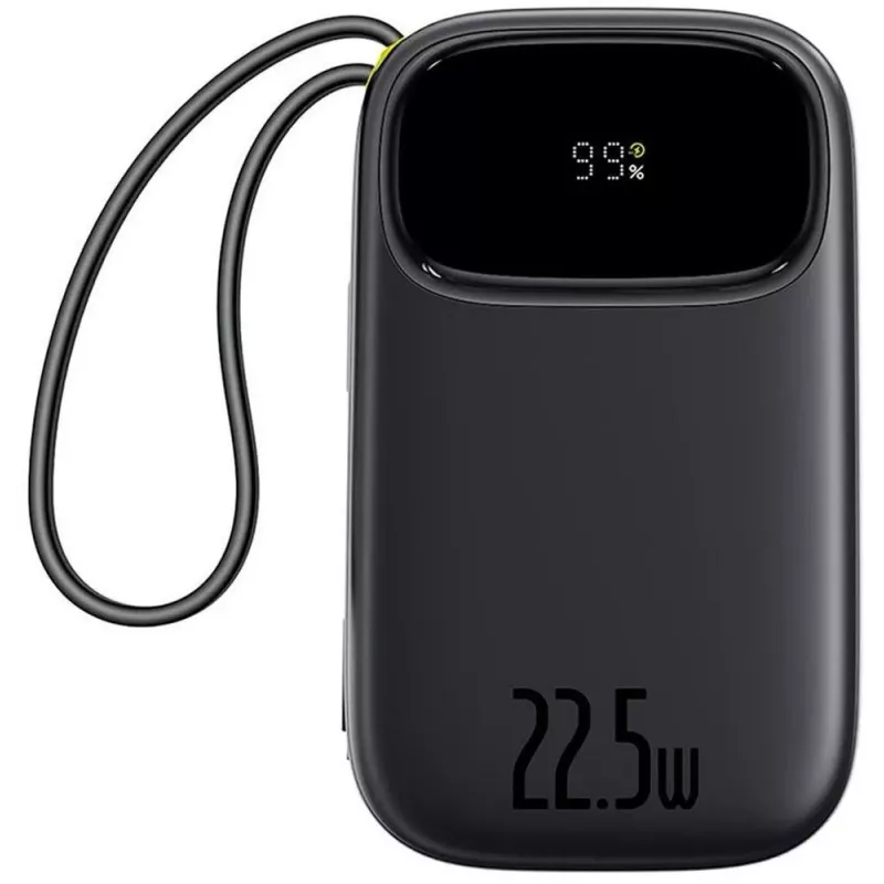 Baseus EnerFill FC31 20000 mAh 22.5W USB-C + Lightning batería externa negra