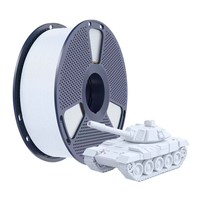 SUNLU PLA+ High-Speed Filamento blanco 1,75 mm 1 kg