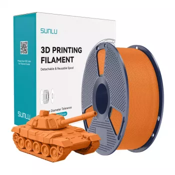 SUNLU PLA+ High-Speed Orange filamento 1,75 mm 1 kg