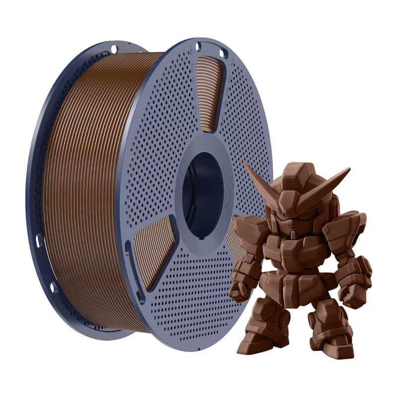 SUNLU PLA+ 2.0 filamento (Coffee Brown) 1,75 mm 1 kg