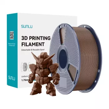 SUNLU PLA+ 2.0 filamento (Coffee Brown) 1,75 mm 1 kg