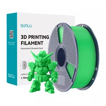 SUNLU PLA+ 2.0 Filament (verde) 1,75 mm 1 kg