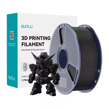 SUNLU PLA+ 2.0 Filament (negro) 1,75 mm 1 kg