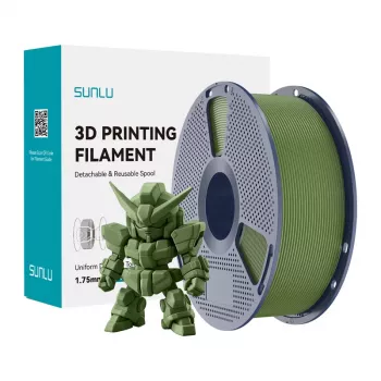 SUNLU PLA+ 2.0 Filament (verde oliva) 1,75 mm 1 kg