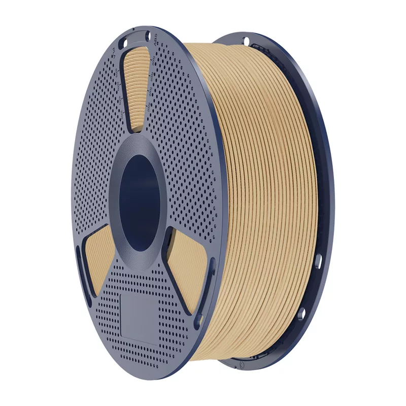 SUNLU Wood Map PLA+Wood Composite Filament 1,75 mm 1 kg madera natural