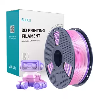 SUNLU PLA+ Silk Filamento Rainbow 1,75 mm 1 kg