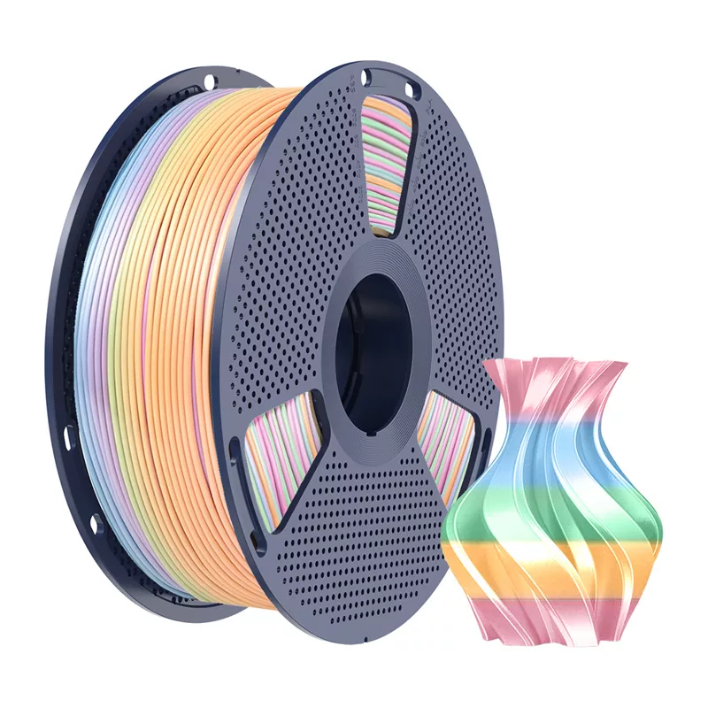 SUNLU PLA+ Silk Filamento Rainbow 1,75 mm 1 kg