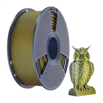 SUNLU PLA+ Silk Dual Color Filament 1,75 mm negro y oro 1 kg