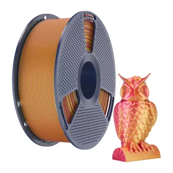 SUNLU PLA+ Silk Dual Color Filament 1,75 mm 1 kg rojo y oro