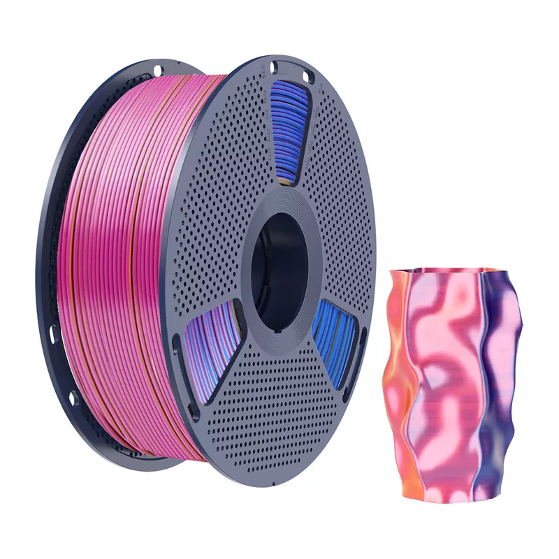 SUNLU PLA+ Silk Tri-Color Filament 1,75 mm 1 kg rojo amarillo azul