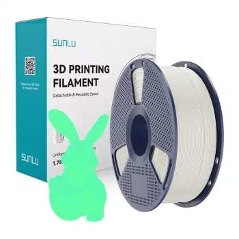 SUNLU PLA Glow-in-the-Dark Filament 1,75 mm 1 kg Green Glow