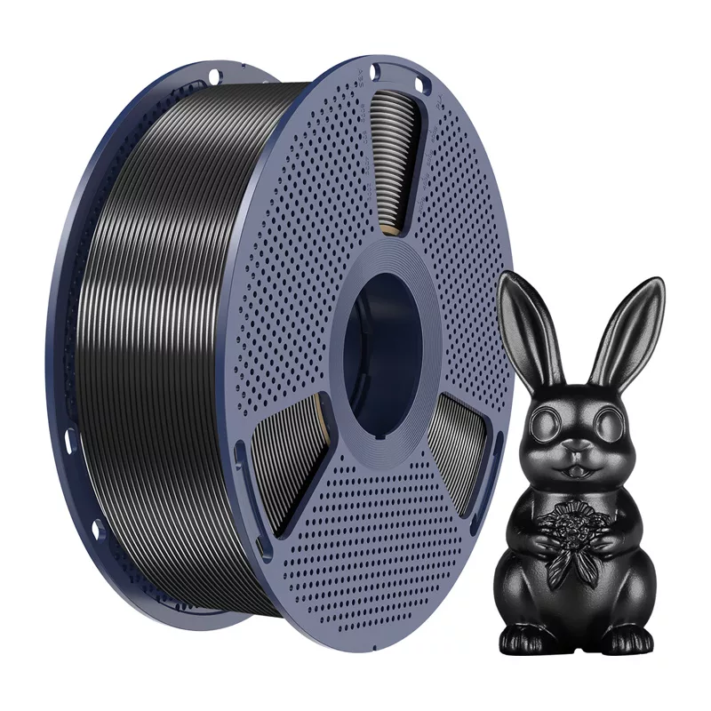 SUNLU PLA+ Silk Filament 1,75 mm negro 1 kg