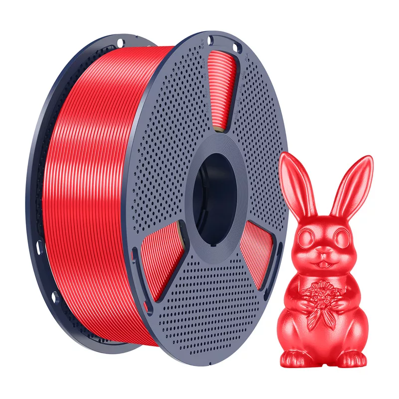 SUNLU PLA+ Silk Filament 1,75 mm rojo 1 kg