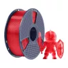 SUNLU PLA+ Filamento (Rojo transparente) 1,75 mm 1 kg